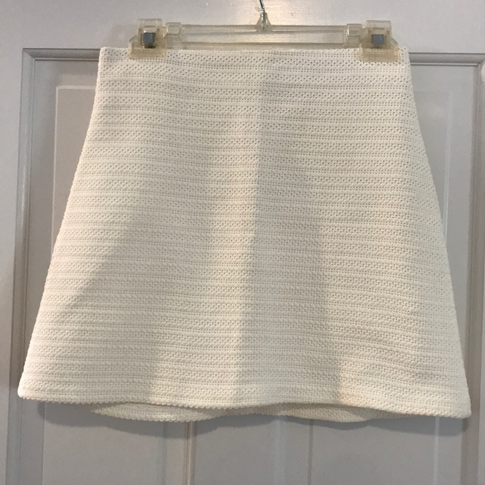 Zara White Skirt